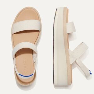 ROTHY’S - The Lightweight Wedge in Salt. WORN ONCE